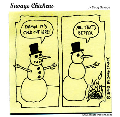 Doug Savage Snowman Cartoon